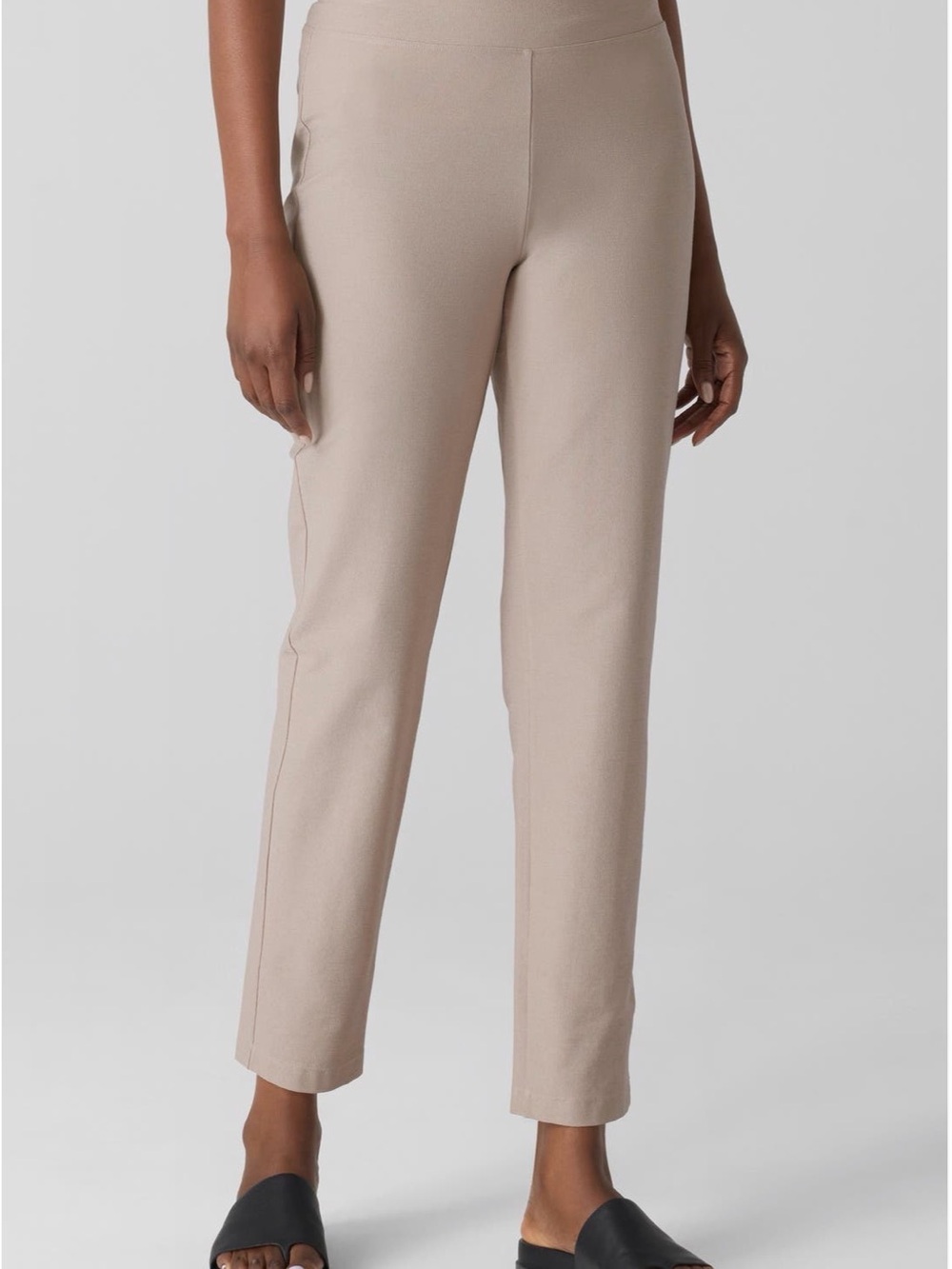 Eileen Fisher Women's Stretch Slim Ankle Pants in Wheat